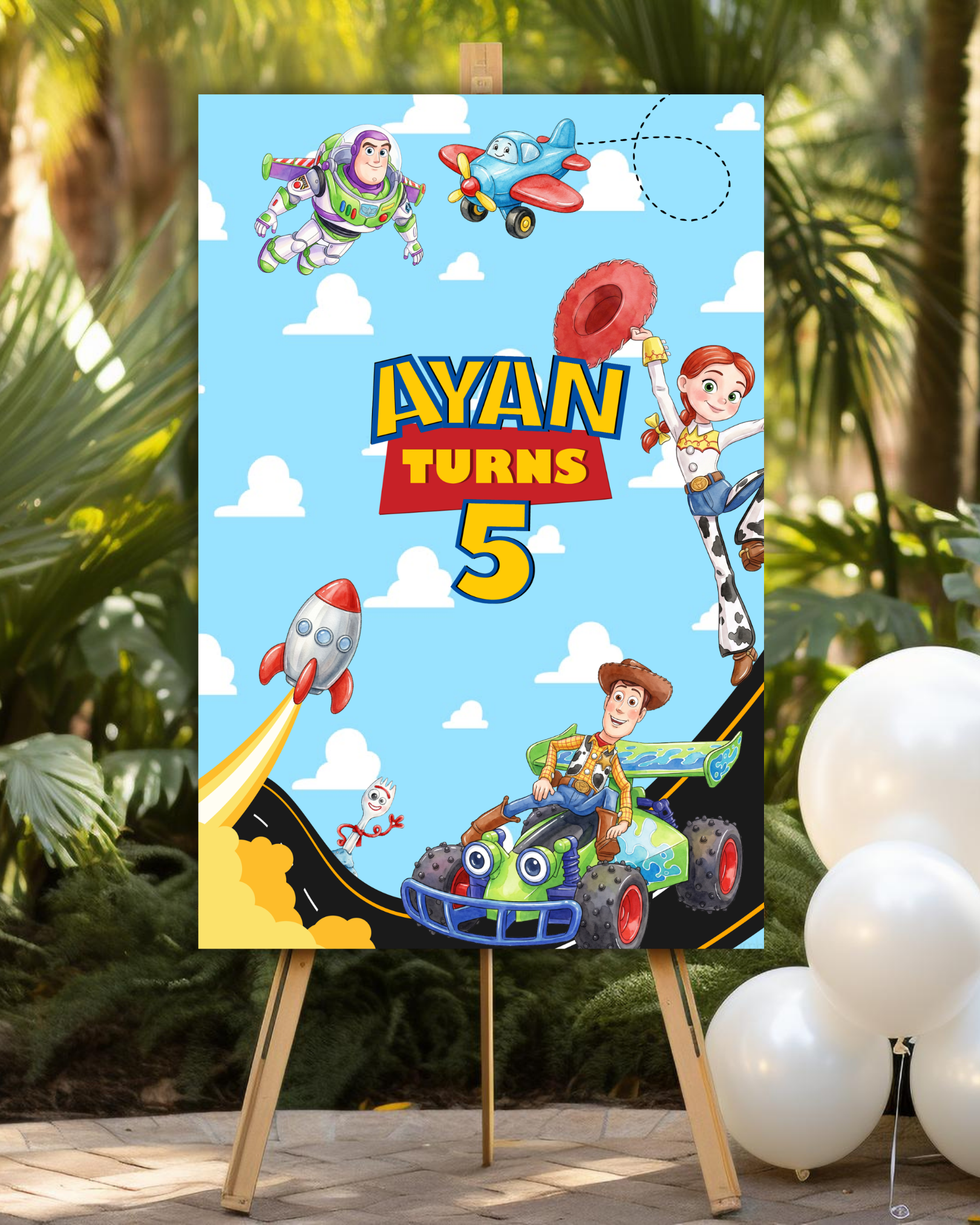 Toy Story Welcome Board | Molly Moo